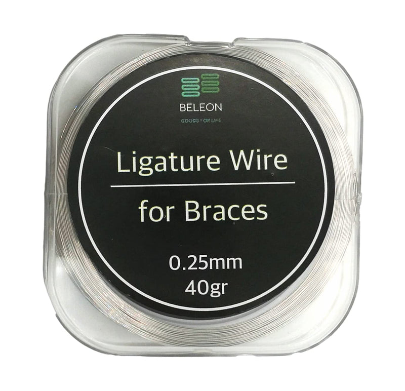 [Australia] - Braces Wire Orthodontic Dental Ligature Wire for Braces for Home Use Stainless Steel 40g 0.25mm 