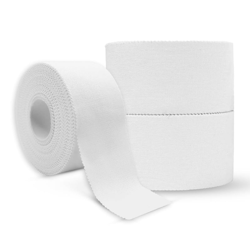 [Australia] - 3-Pack White Athletic Tape, 45 Ft Sports Tape, Strong Adhesive Athletic Tapes & Wraps, Best Tape for Medical Trainers & Athlete, Suitable Tape for Hockey, Bats,Tennis, Gymnastics & Boxing 3-PACK 