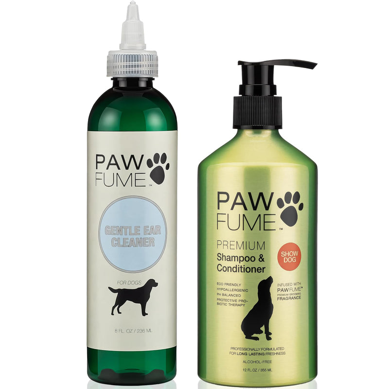 Pawfume Dog Ear Cleaner + Dog Shampoo and Conditioner - PawsPlanet Australia