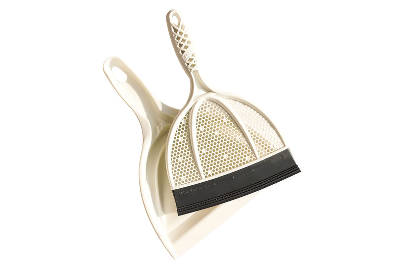 [Australia] - Broombi Silicone Handheld Brush & Dustpan Set - All Smooth Surface Squeegee Sweeper - Ideal for Pet Hair Removal, Wet and Dry Use to Maximize Clean-Up Efficiency 