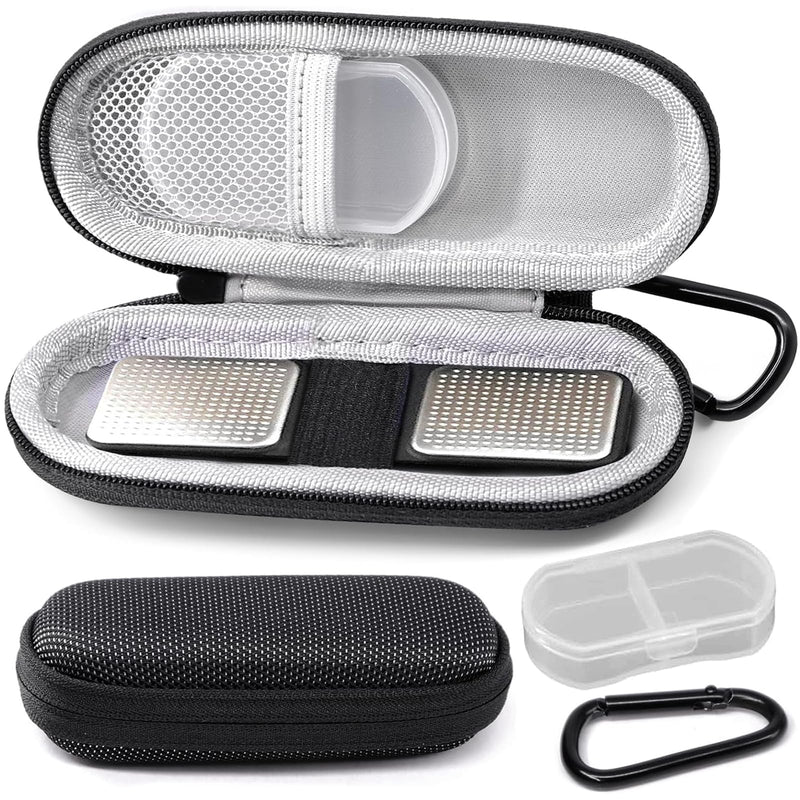 [Australia] - Yewltvep Case for kardiamobile EKG Heart Monitor, Hard case for KardiaMobile 6L, case for Kardia EKG Monitor Comes with Pill Box and Carabiner Clip, Heart Monitor Travel case Black&White 