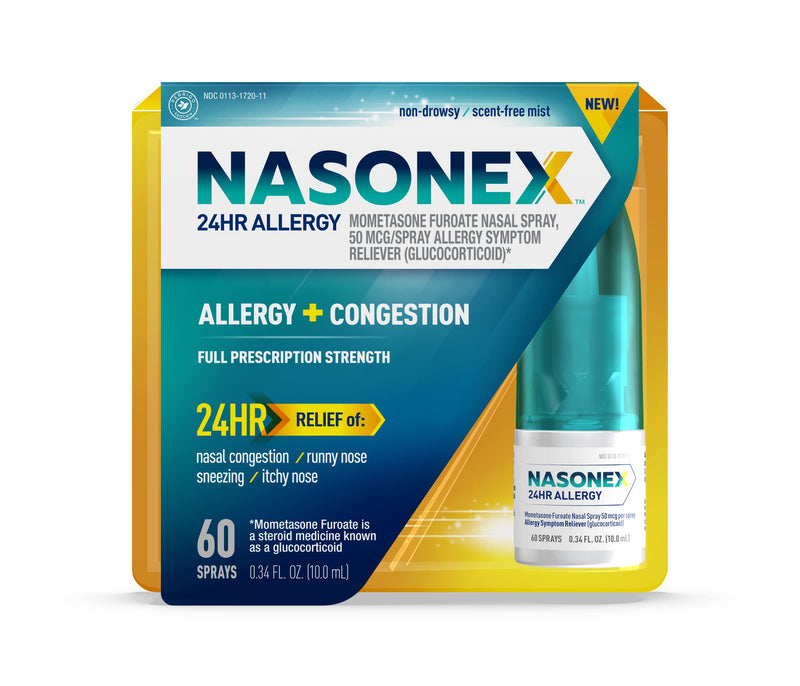 [Australia] - Nasonex 24Hr Allergy Nasal Spray - 60 Spray 60 Spray - Adult 