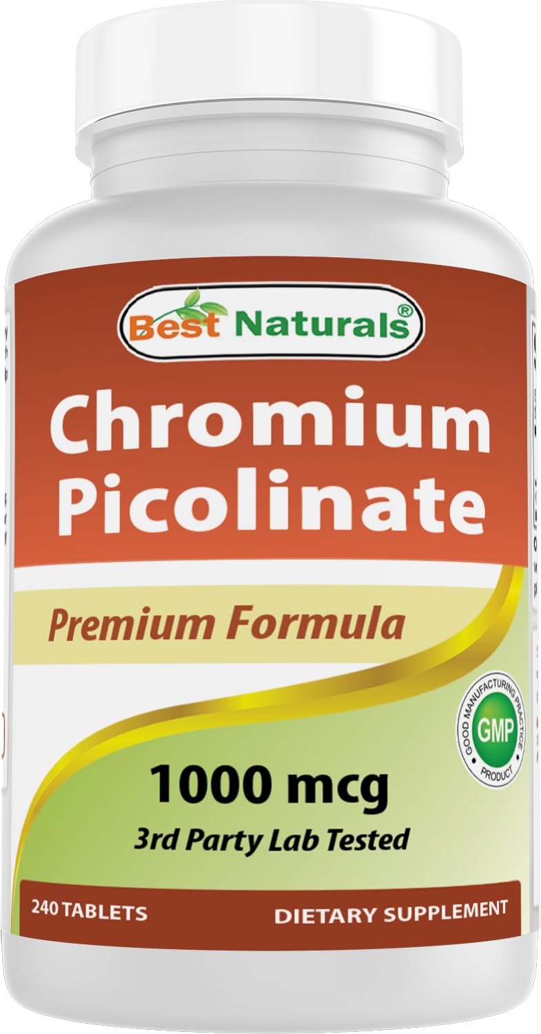 [Australia] - Best Naturals Chromium Picolinate 1000mcg 240 Tablets 