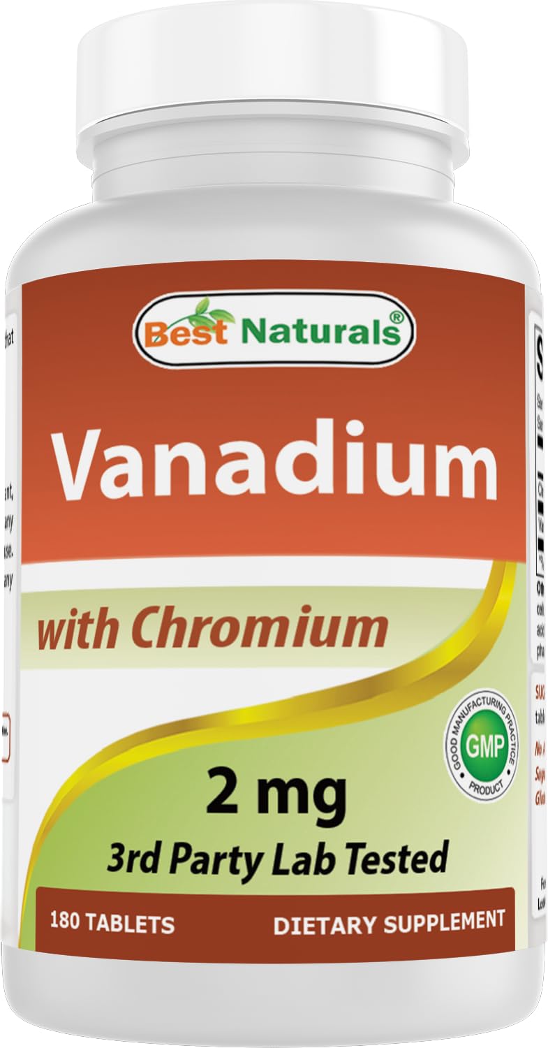 [Australia] - Best Naturals Vanadium 2 mg with Chromium Polynicotinate 200 mcg 180 Tablets 