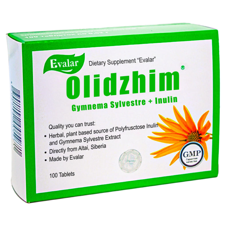 [Australia] - Evalar Gymnema Sylvestre Inulin Olidzhim Herb 100 Tabs Altai Siberia 