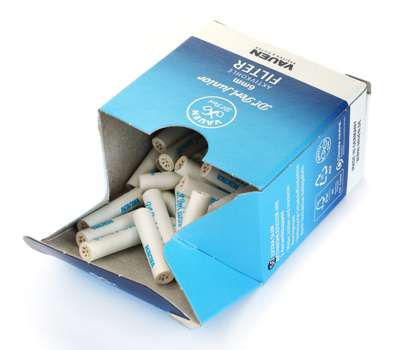 [Australia] - Dr. Perl Jufifty 6mm activated Charcoal filters x 50 