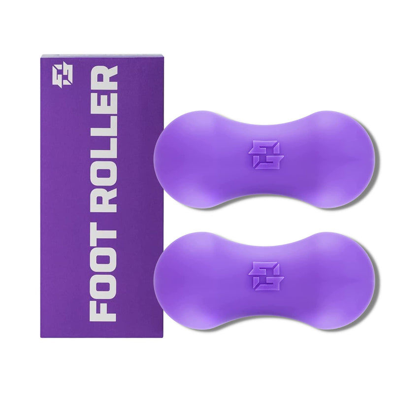[Australia] - Ground Force Foot Roller 2 Pack – Portable Silicone Foot Massagers for Plantar Fasciitis, Heel Spurs, Arch & Heel Pain Relief, Neuropathy & Myofascial Release – Trigger Point & Recovery Tool 