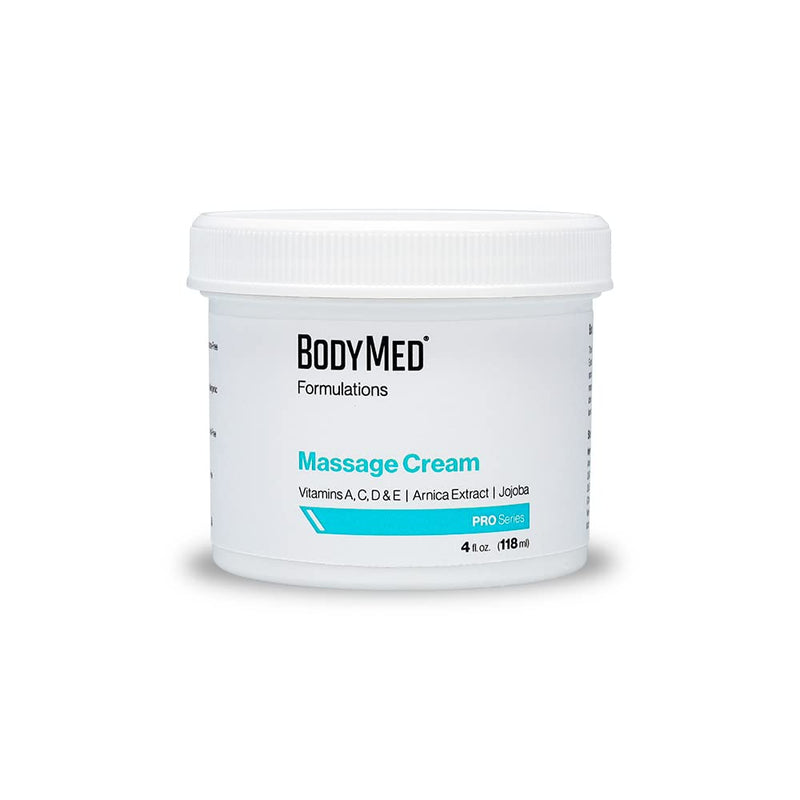 [Australia] - BodyMed Formulations Massage Cream, 4 oz. – Fragrance-Free, All-Natural Cream for Massage Therapy – Formulated with Arnica Extract & Jojoba – Non-Staining, Hypoallergenic & Paraben Free 4 Fl Oz (Pack of 1) 