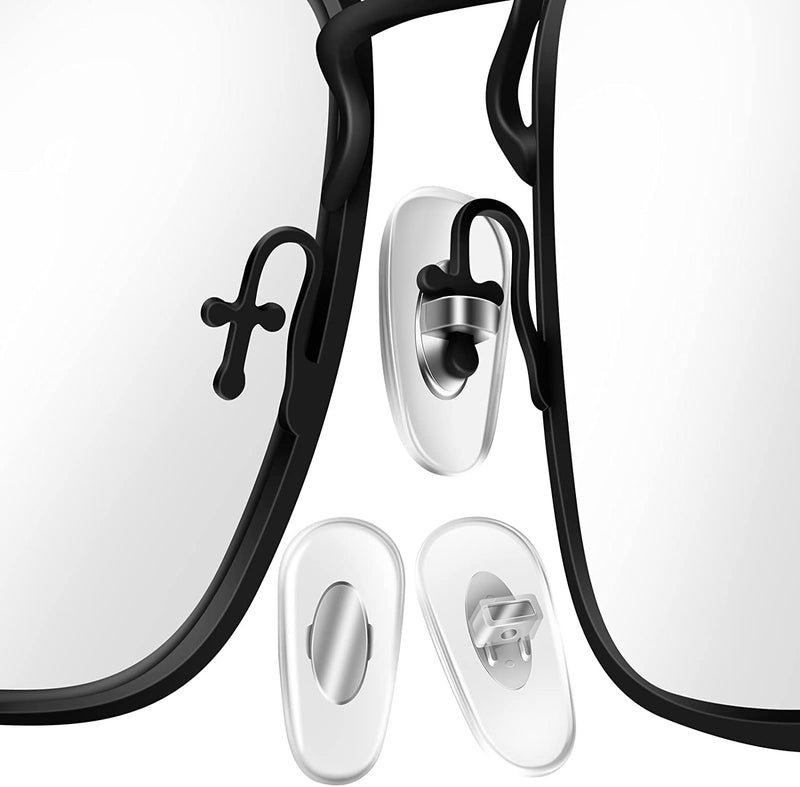 [Australia] - 5 Pairs Replacement Nose Pads for RayBan RB3549, RB4071, RB6336, RB7140, RB8415 and More Eyeglasses, Sunglasses Models (Silver) Silver 