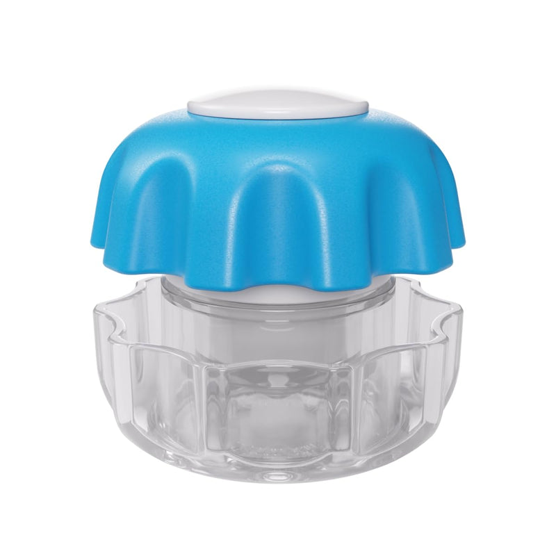 Ezy Dose Pill Crusher & Tablet Grinder, Storage Compartment, Small, Blue | Pill, Vitamins, Tablets, Crusher for Pets, Elderly, Crushes Medications into Fine Powder, Easy-to-Use Design, BPA Free