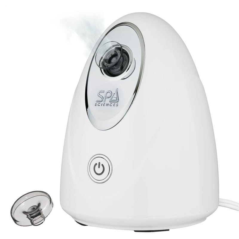 [Australia] - Spa Sciences - CIRRA - Nano Ionic Facial Steamer with UVC Sanitizing Protection, Aromatherapy Function, Detox Pores, and Boost Circulation - Includes an Essential Oil Basket 