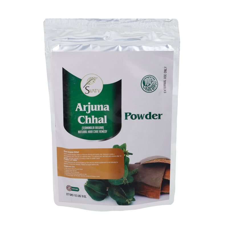 [Australia] - SVATV Arjuna Powder | Terminalia Arjuna | Antioxidant | Good For Healthy Skin | Improves The Moisture Content | No Added Artificial Flavours. No Chemical preservatives | Size - 227g, 8oz, Half Pound 