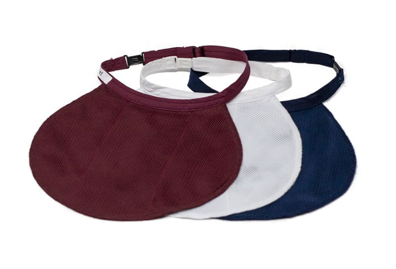 [Australia] - Breathable Laryngectomy & Tracheostomy Neck Stoma Guard Cover Color Variety Pack (3 PCS) (Navy, Burgundy, White) 