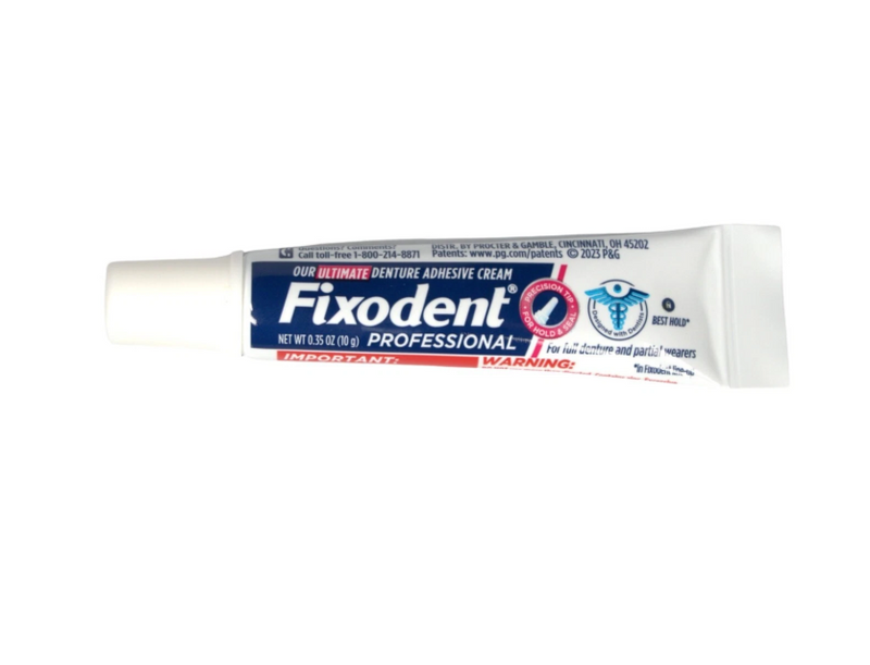 [Australia] - Fixodent Professional Denture Adhesive Cream 10g, Travel Size (Pack of 10) 