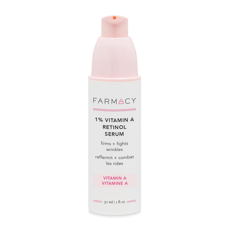 Farmacy Retinol Serum for Face - 1% Vitamin A Anti Aging - Resurfacing Wrinkle Formulated with Encapsulated Retinol + Ceramide NP to Prevent Moisture Loss + Replenish Skin Barrier (30ml) 1 Fl Oz (Pack of 1)