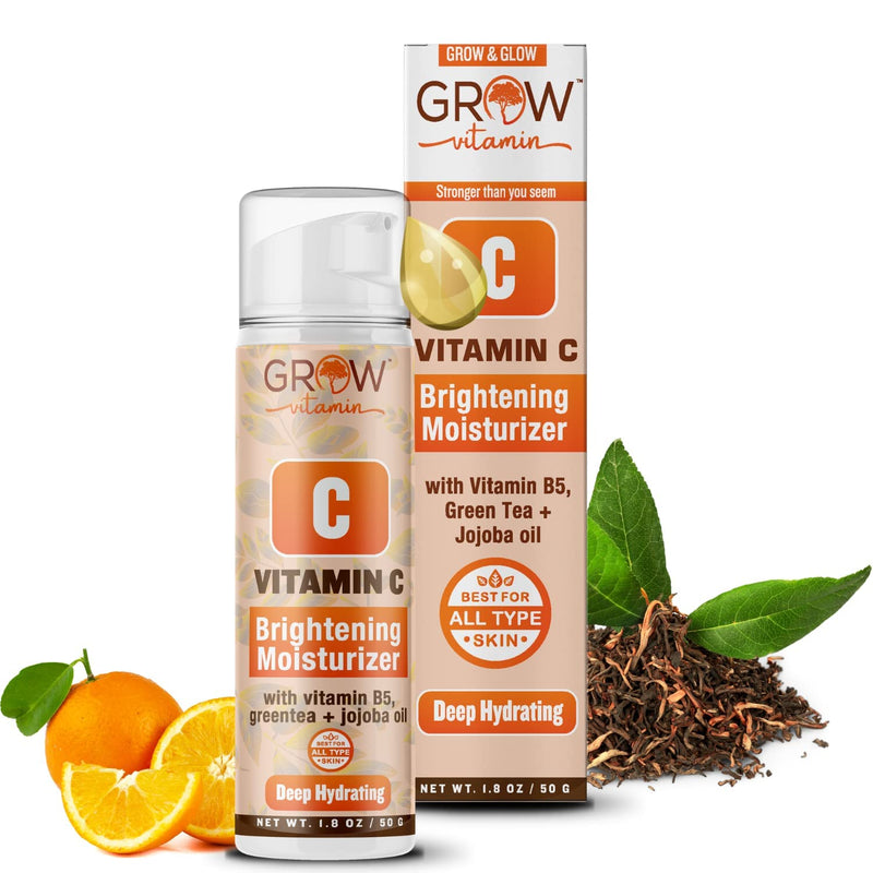 True Skin Vitamin C Face Moisturizer, a Brightening Anti Aging Wrinkle Cream for Face, Vitamin B5, Vitamin E, Jojoba Oil, Organic Aloe Vera and Green Tea, 1.8 fl oz | Brightening Anti Aging Wrinkle Cream, Vitamin B5, Vitamin E, Jojoba Oil, Organic Aloe...
