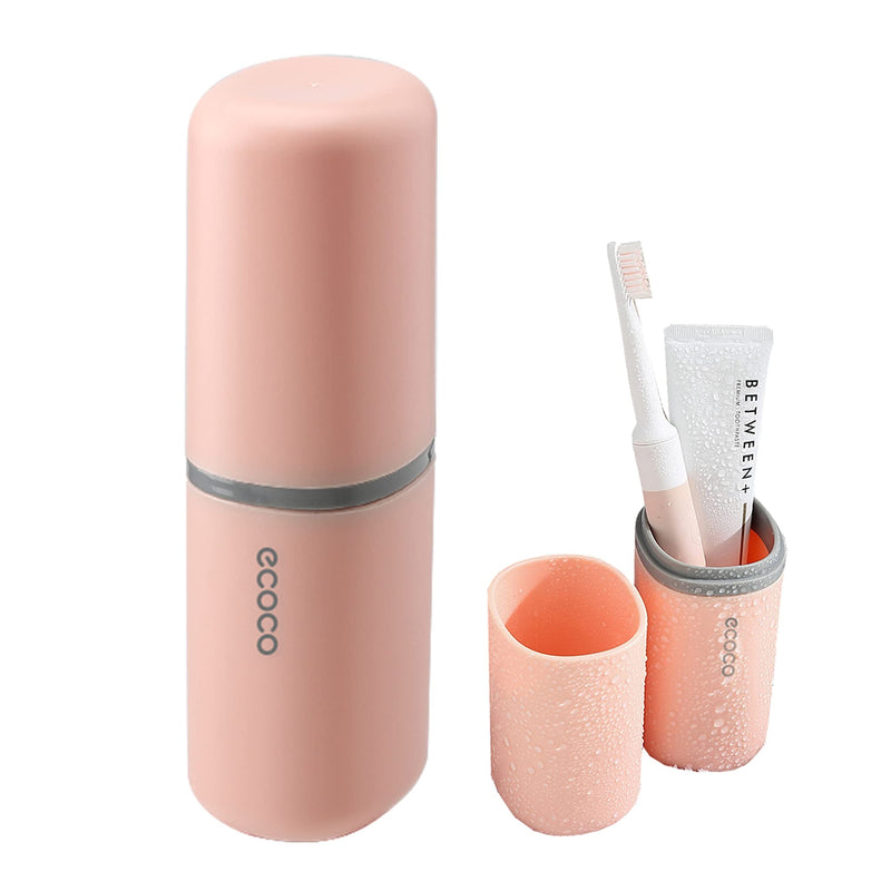 [Australia] - Toothbrush Travel Case, Multifunctional Dustproof Toothbrush Cover, Portable Toothbrush Holder,Suitable for Business Camping Travel or Daily Use(Pink) Pink 
