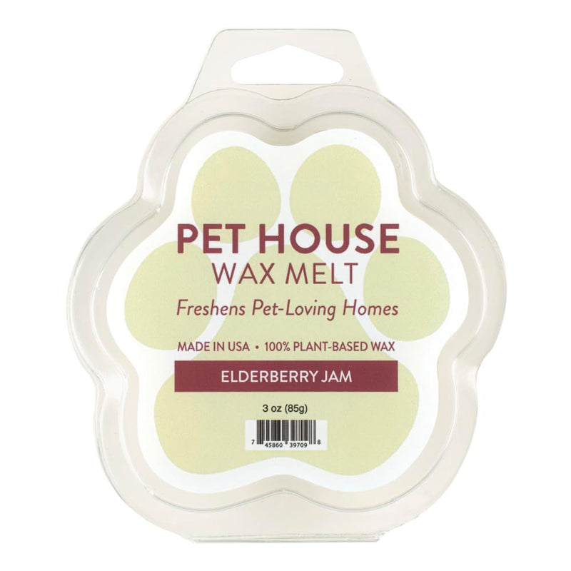 One Fur All Pet House Wax Melts - Elderberry Jam Pack of 2 - Pet Odor Eliminating Wax Melts - Long-Lasting Scented Wax Melts - Pet-friendly Wax Melts - Natural Wax Melts 3 Ounce (Pack of 2) 3 Ounce (Pack of 2) - PawsPlanet Australia