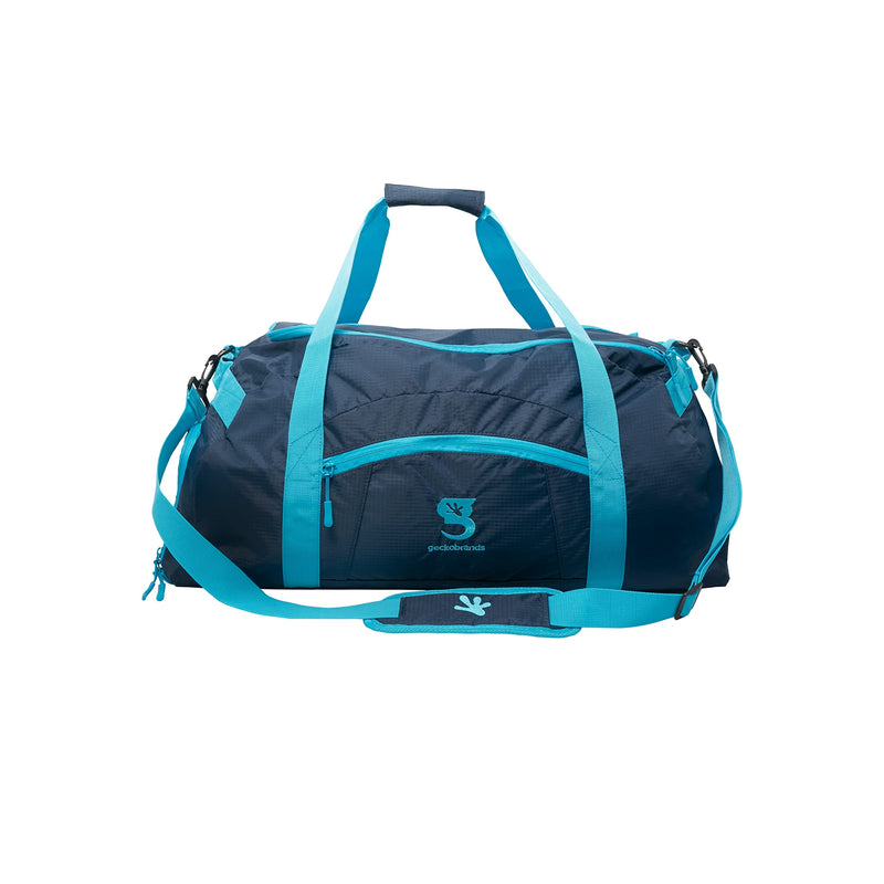 geckobrands Endurance Duffel Gym Bag (Navy & Blue, Medium)