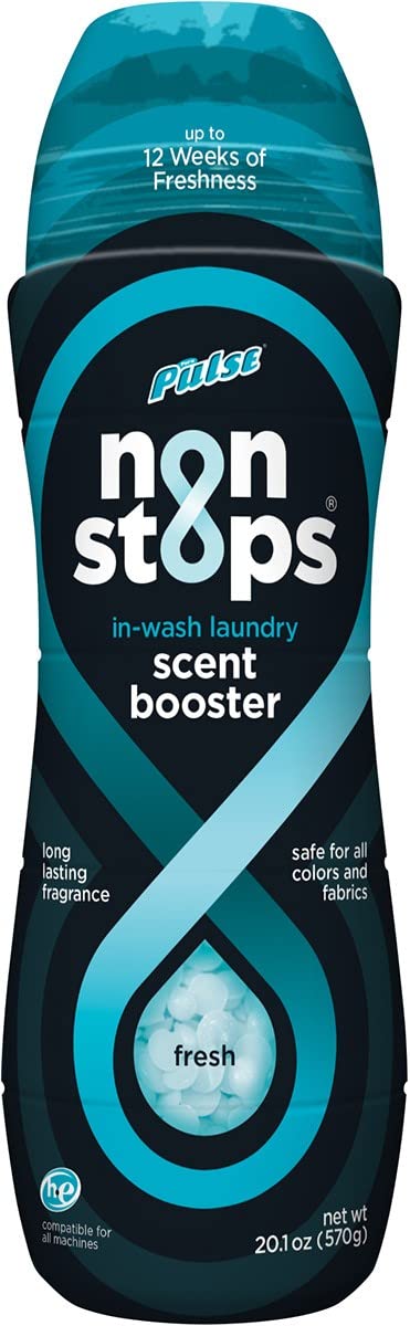 [Australia] - PULSE Non Stops Laundry Scent Boosters - Fresh Scent - Scent Boosting Beads - Long Lasting Fragrance (20.1 oz) 