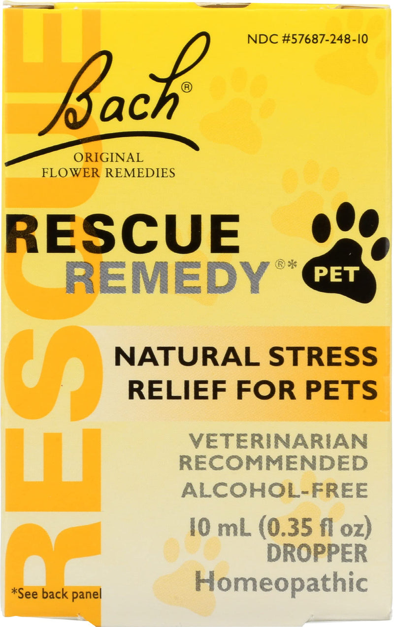 Nelson Bach Flower Remedies Rescue Remedy Stress Relief for Pets, Natural, 10 ML (Pack of 1) - PawsPlanet Australia