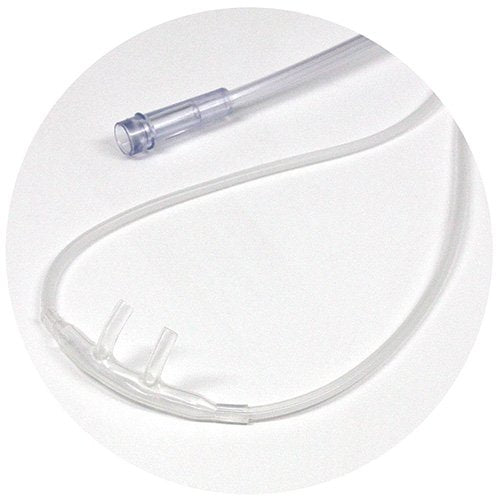 [Australia] - Sunset Healthcare Solutions 5pk 4Ft Soft Adult Oxygen Nasal Cannula w/Kink-Free Supply Tubing (RES1104S), Clear, 5.0 Count 