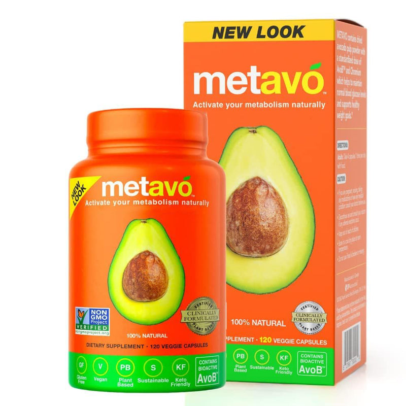 [Australia] - Metabolism Capsules | Energy Support Supplement | Advanced Natural Support | Curb Sugar Cravings | with Avocado Based AvoB and Chromium | 120 Count 