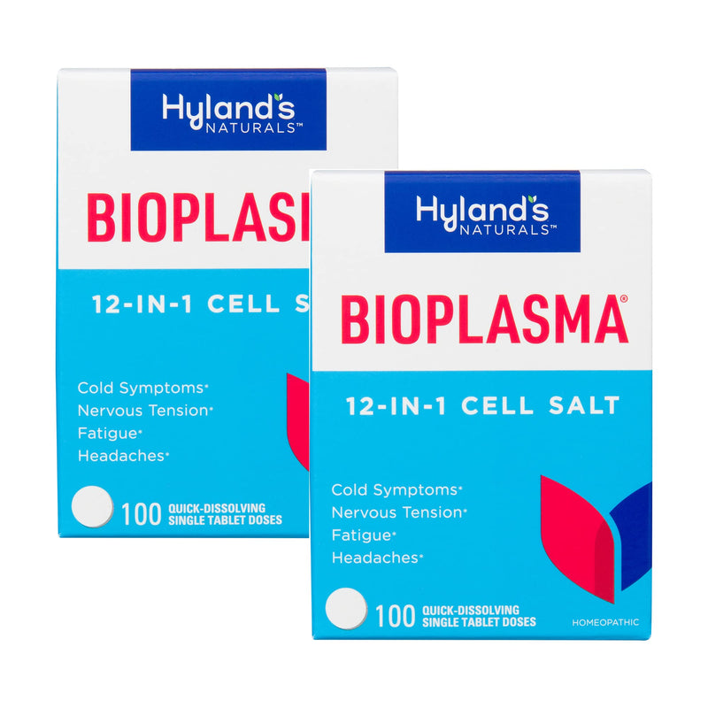 [Australia] - Hyland's Bioplasma Cell Salts Tablets (2 pack) Naturals, Natural Combination of all 12 Cell Salts (100 count) 2 Pack 