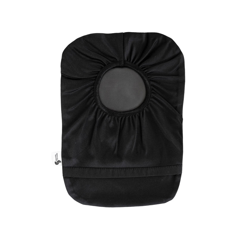[Australia] - Black Elastic Ostomy Bag Cover | Fashionable & Adjustable Colostomy Stoma Ileostomy Pouches | Black, Size 6x9 (Small Opening) Size 6x9, Opening Small 