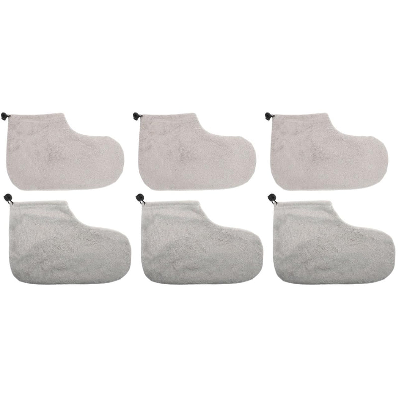 [Australia] - FRCOLOR 3 Pairs Paraffin Wax Booties for Foot Therapy Comfortable Spa Foot Warmers with Non-Slip Design Ideal for Relaxation and Skin Care 28X20X0.9CMx3pcs 