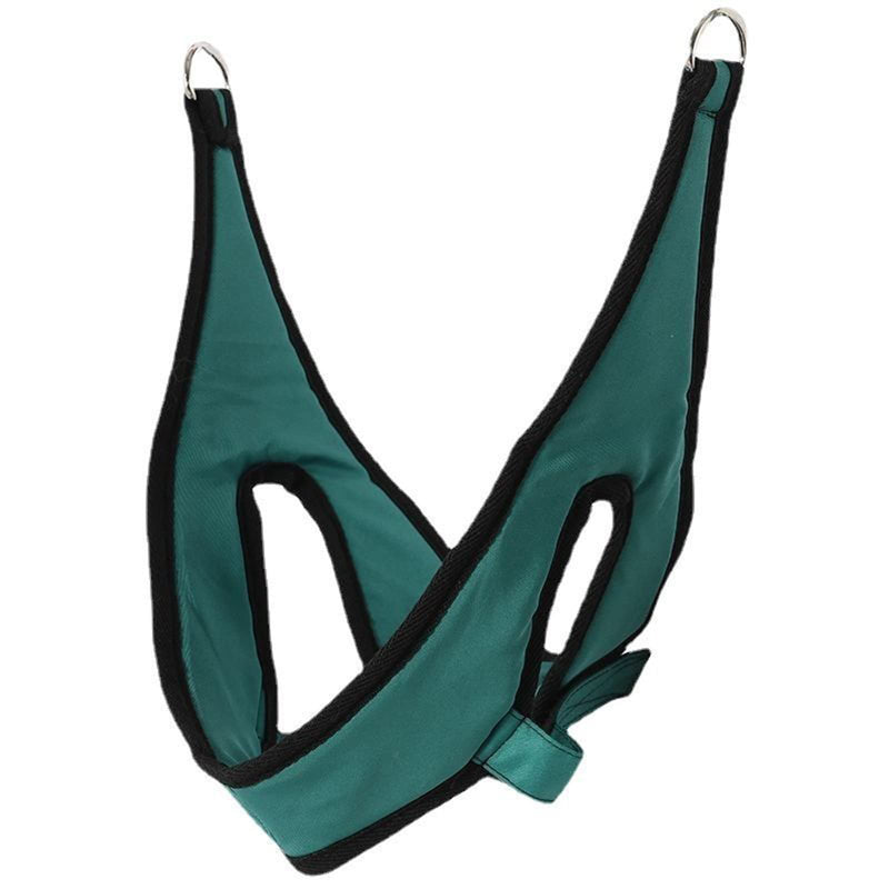 [Australia] - Cervical Traction Device, Neck Cervical Traction Device for Neck Pain Relief, Neck Stretcher Traction Harness with Hook for Home Physical Therapy Over The Door, Green, 1.0 Count 