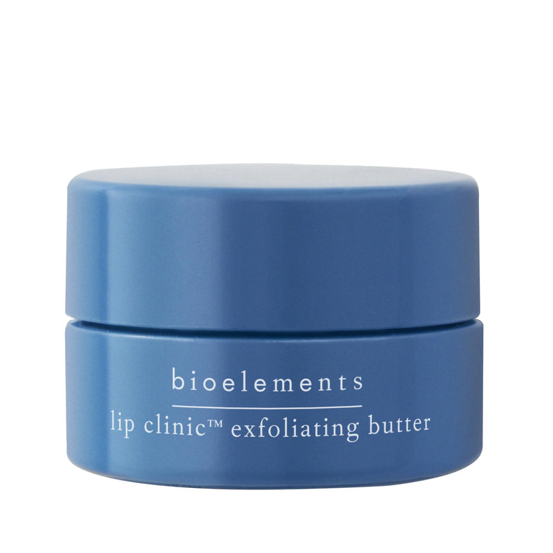 [Australia] - Bioelements Lip Clinic Exfoliating Butter - 0.33 fl oz - Overnight Smoothing Treatment with AHAs, Lipids, Shea & Mango Butter - Vegan, Gluten Free - Never Tested on Animals 