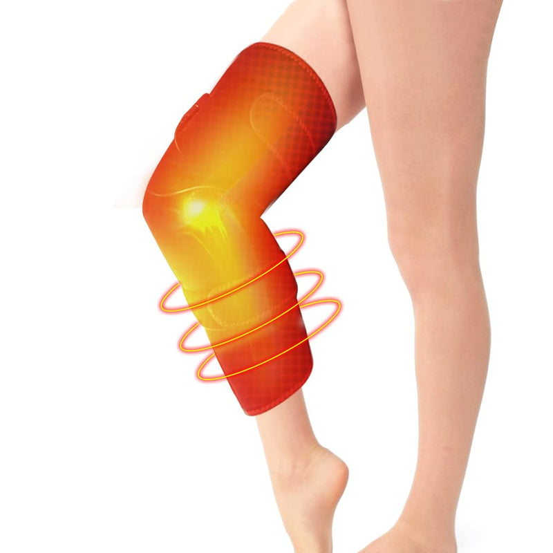 Woolala Heated Leg Warmer, Electric Heating Pad for Thigh & Knee & Calf | Therapy Heated Knee Brace Calf Warmer for Better Circulation, Pain Relief, Adjustable Size for Left or Right