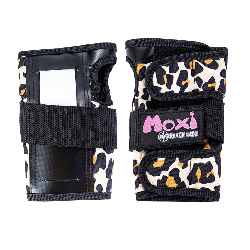 [Australia] - 187 Killer Pads Wrist Guards – Ideal for Skateboarding, in-Line Skating/Rollerblading and Roller Derby Leopard Medium 