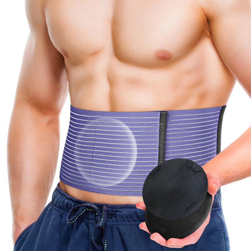 [Australia] - BLITZU Umbilical Hernia Belt for Men and Women – Abdominal Support Binder for Belly Button Hernia Support, Relieve Pain for Incisional, Femoral, Hiatal, & Inguinal Hernia Surgery Prevention Aid L-XL Large-X-Large 