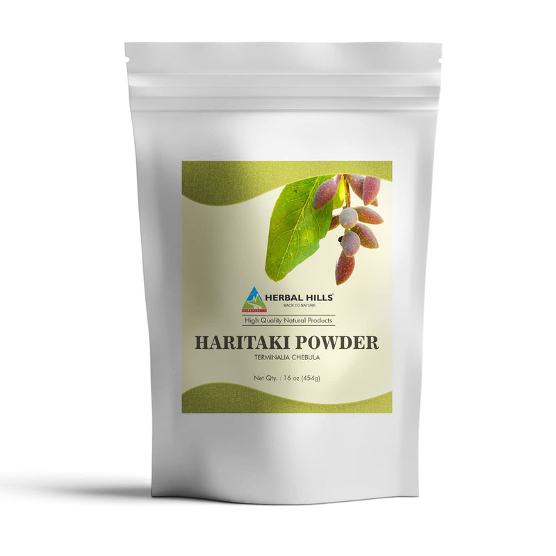 [Australia] - HERBAL HILLS Haritaki Powder Terminalia Chebula Inknut Harde 1 Pound / 16 Oz Pack of 1 16 Ounce Pack of 1 