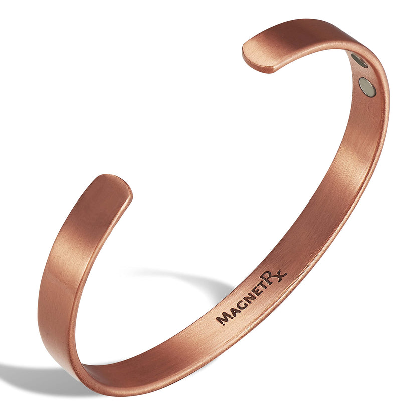 [Australia] - MagnetRX¬Æ Magnetic Copper Bracelet for Men & Women ‚Äì Pure Copper Mens Bracelet or Cuff Bangle (Medium) Medium (Pack of 1) 