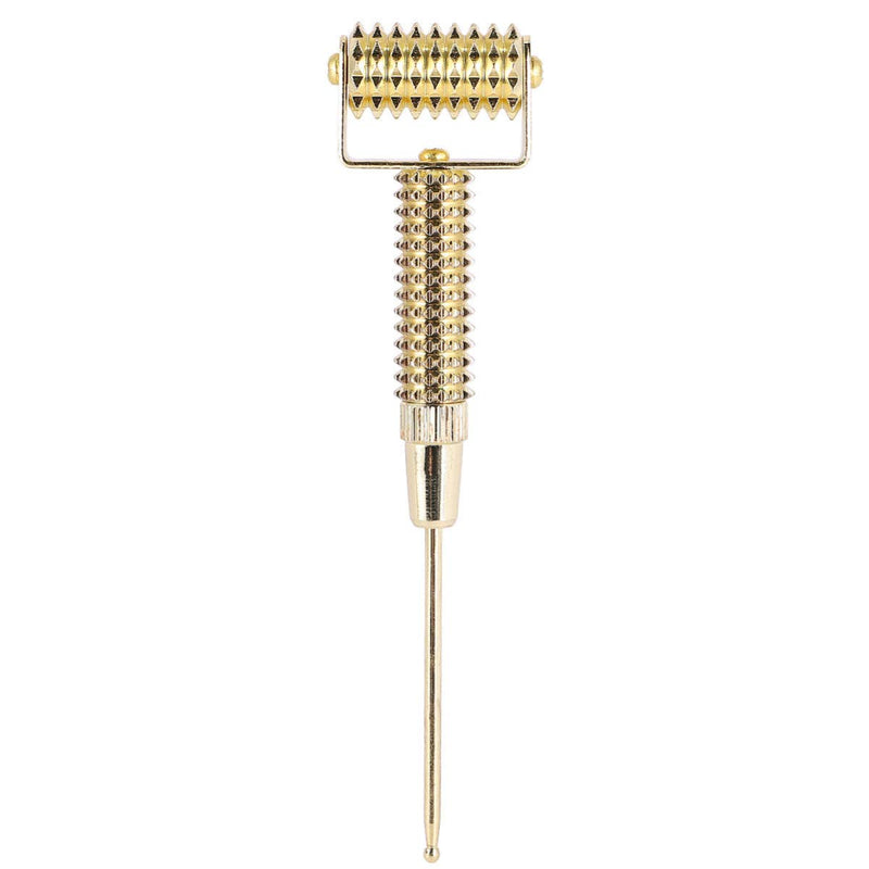 [Australia] - Roller Stick Copper Needle Ear Detecting Massager Spring Acupoint Flexible Acupuncture Golden Massage Er Pen Probe 