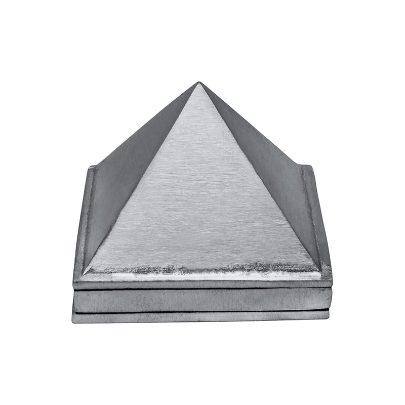 Metal Vastu Zinc 3 Layer Pyramid | Pure Zinc Vastu Remedy | 3-Inch | Pyramid for Positive Energy, Health & Wealth | Vastu Dosh Remedies for Home & Office | Pack of 1 Antique
