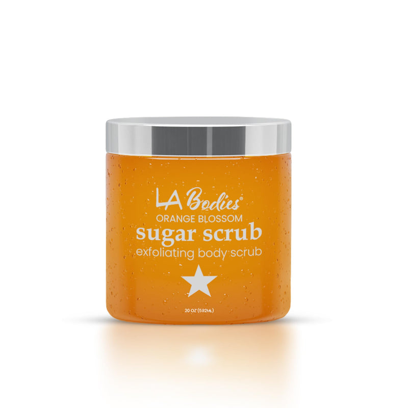 [Australia] - Sugar Scrub Exfoliating with Orange Blossom and Other Natural Ingredients for Body Scrub and Foot Scrub - Soft Scrub for Nourishing Essential Skin Care, 20 oz (592 mL), Made in USA 