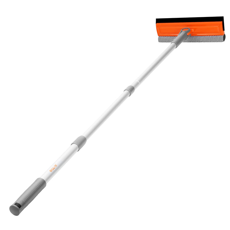 [Australia] - eazer 46'' Professional Window Cleaner Tool, 2-in-1 Rotatable Squeegee for Window Cleaning Kit, Window Washing Equipment Kit with Threaded Extension Pole(20''-46'') for Shower/windshield. Ea1626-ps3 