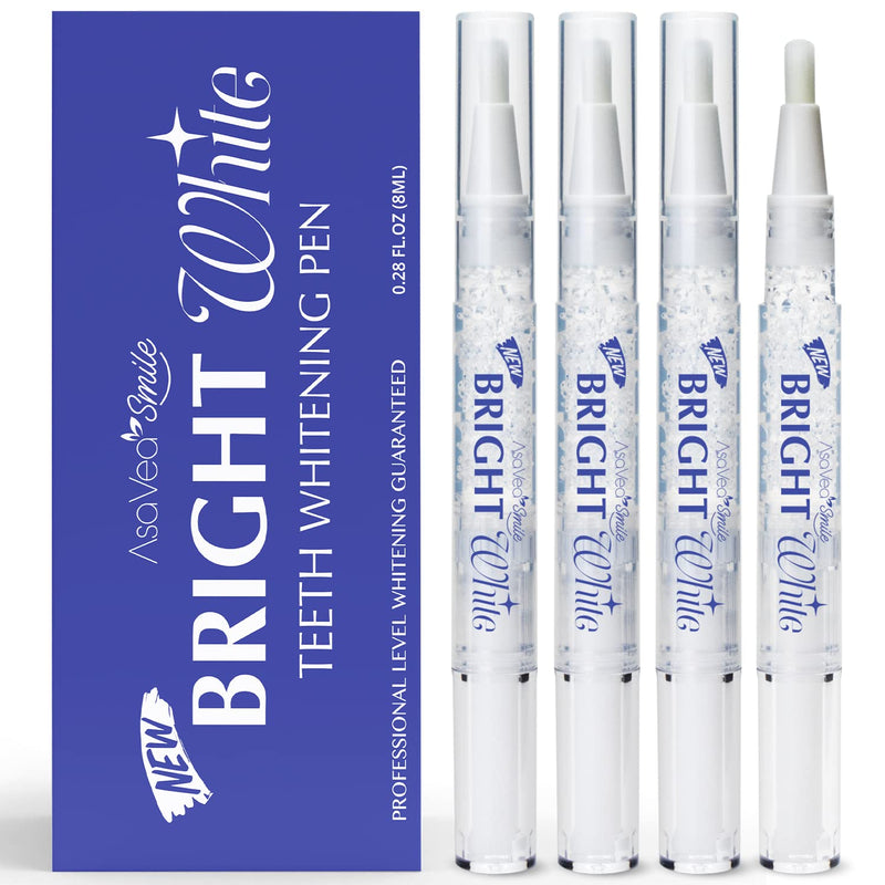 [Australia] - Teeth Whitening Pen (4 Pens) for Teeth Whitening, 40+ Uses, Effective, Painless, No Sensitivity, Travel-Friendly, Beautiful White Smile, Mint Flavor 