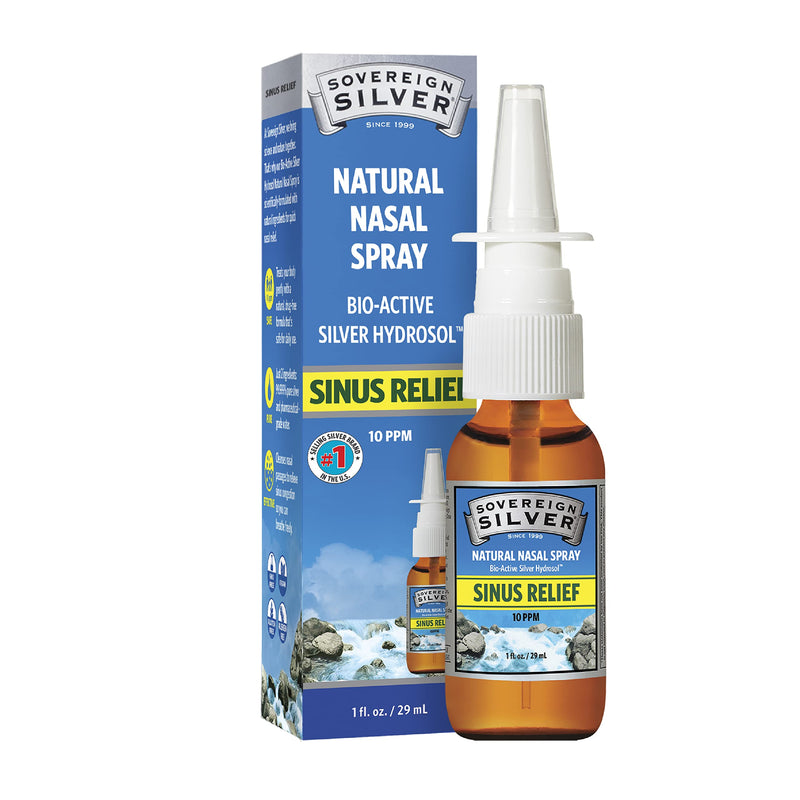 [Australia] - Sovereign Silver Bio-Active Silver Hydrosol for Immune Support - 10 ppm, 1 oz - Nasal Spray 1 Fl Oz (Pack of 1) 