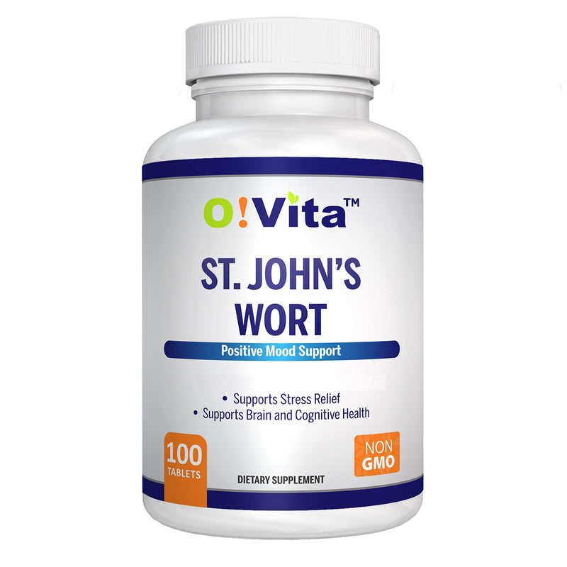 [Australia] - St. John's Wort 500mg (Tablets), Herbal Formulation, Vegan, Non-GMO, Up to 100 Days of Supply 
