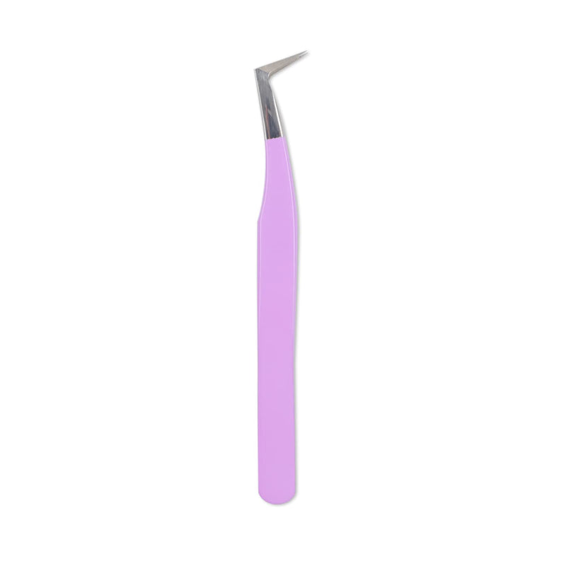 VAVALASH Lash Tweezers - Diamond Grip for Eyelash Extensions - Volume & Classic Fans - Purple, Volume Boot Tweezer Volume Boot Tweezer-Purple 1 Pcs