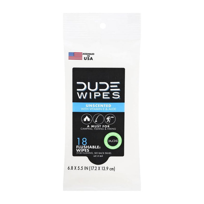 [Australia] - DUDE Wipes 18ct,(1) 18 Count (Pack of 1) 