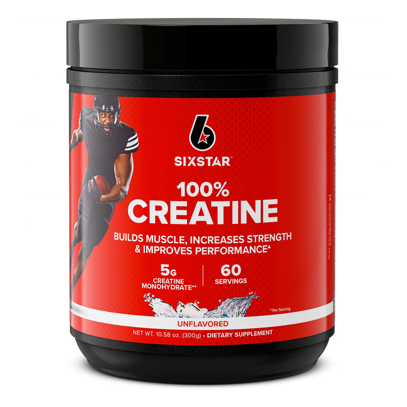 [Australia] - Six Star Elite 100% Creatine Monohydrate Powder | Unflavored (60 Servings) Nutritional Supplement 