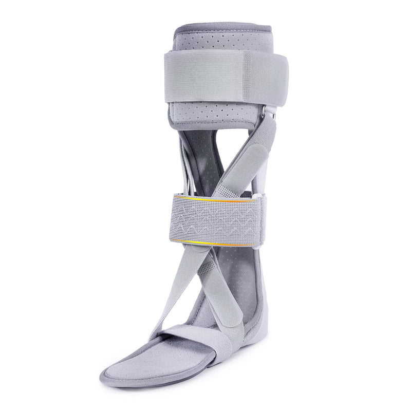 AFO Foot Drop Brace Ankle Foot Orthosis Medical Afo Walking with Shoes for Stroke Hemiplegia (Medium-Right) Medium-Right