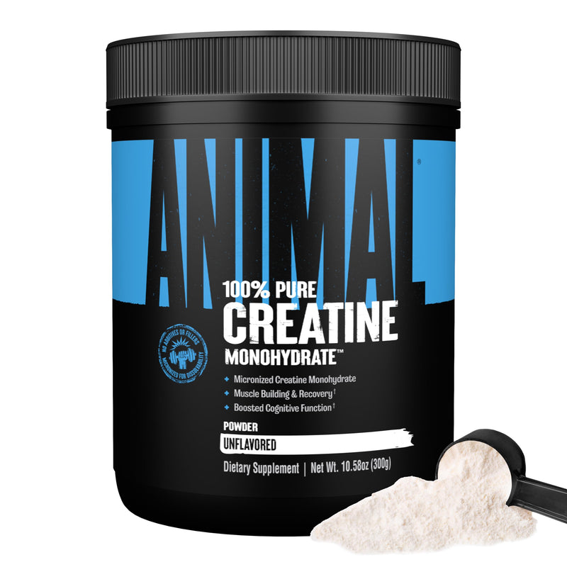 [Australia] - Animal Creatine Monohydrate Powder ‚Äì Micronized Creatine for Women and Men, Supports Muscle Growth, Strength, Endurance, Recovery and ATP Production, Gym & Workout Supplements - Unflavored, 300g 300g (Pack of 1) 