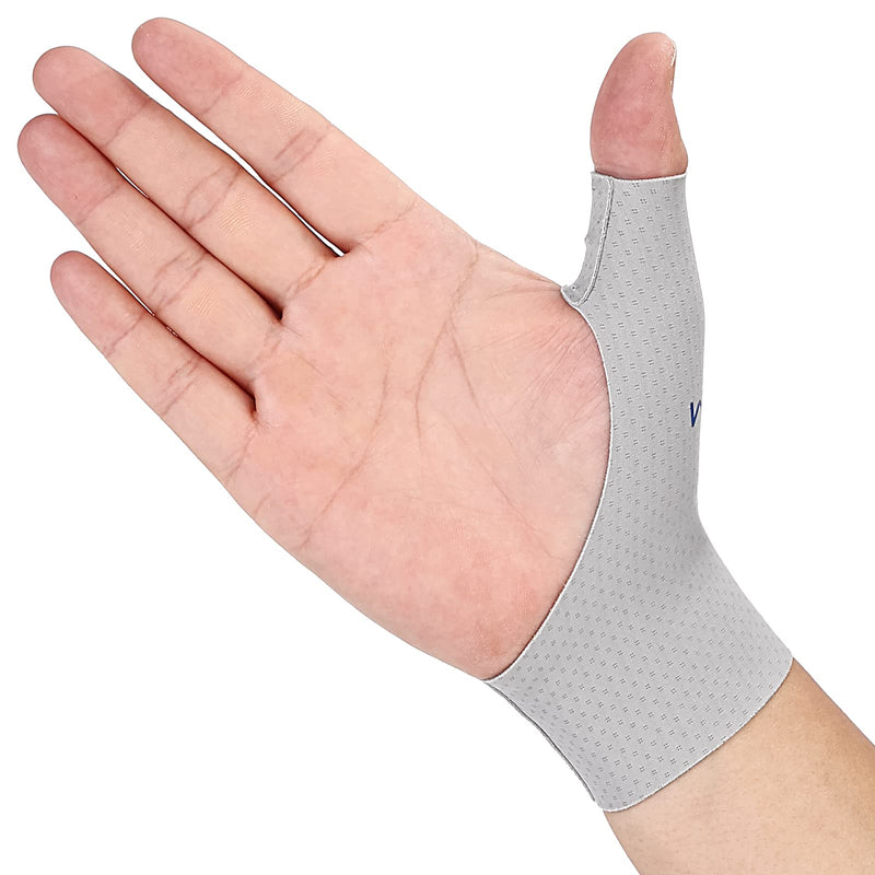 [Australia] - Thumb Wrist Brace Compression Sleeve (2 PCS) for Arthritis Pain Relief Protector Support, Soft Elastic Fabric Thumb Spica Splint Glove Liner for Women and Men -Fits Both Hands (Medium) M Long Version 